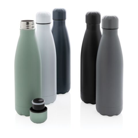 Bouteille isotherme en acier pleine couleur bleu | sans marquage | non disponible | non disponible