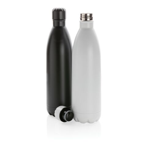 Bouteille isotherme en acier 1L blanc | sans marquage | non disponible | non disponible