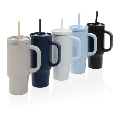 Mug 480 ml étanche en acier inoxydable recyclé RCS Cruiser noir | sans marquage | non disponible | non disponible