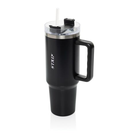 Mug 1.2L en acier recyclé RCS Stadley noir | sans marquage | non disponible | non disponible