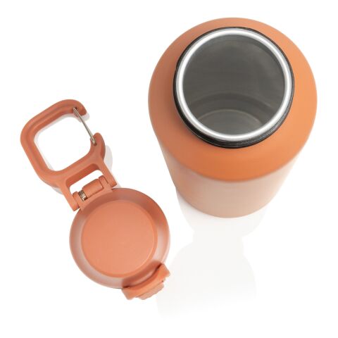 Bouteille de sport 600ML en acier recyclé RCS Via orange | sans marquage | non disponible | non disponible