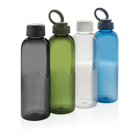 Bouteille 750ml étanche avec poignée en rPET RCS Ripple bleu | sans marquage | non disponible | non disponible
