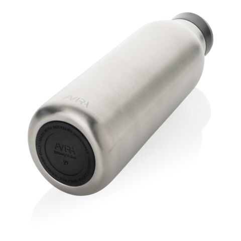 Bouteille isotherme 500ml Avira Avior en acier recyclé RCS argent | sans marquage | non disponible | non disponible