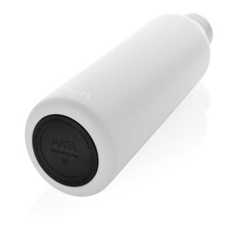 Bouteille isotherme 1L Avira Avior en acier recyclé RCS blanc | sans marquage | non disponible | non disponible