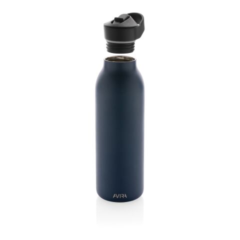 Bouteille d&#039;eau 500ml fliptop en acier RCS Avira Ara blue marin | sans marquage | non disponible | non disponible