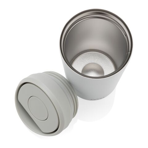 Mug 400ml en acier recyclé RCS Avira Alix blanc | sans marquage | non disponible | non disponible