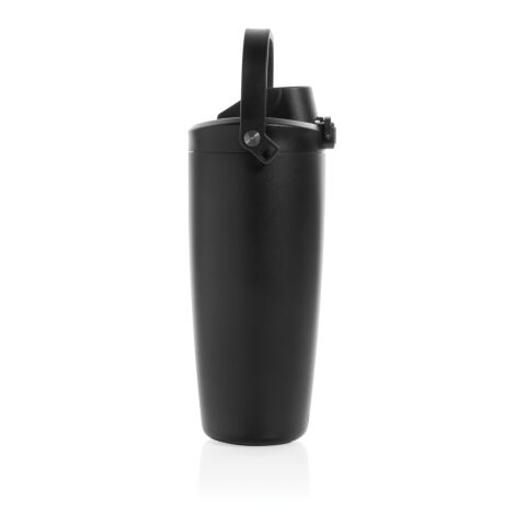 Mug en acier RCS avec bandoulière Avira Ayala noir | sans marquage | non disponible | non disponible