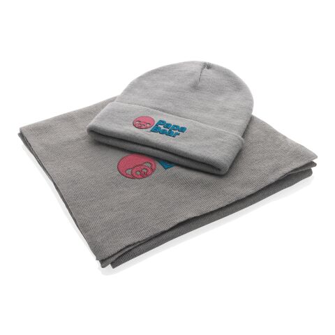 Écharpe 180x30cm Elles AWARE™ Polylana® gris | sans marquage | non disponible | non disponible | non disponible