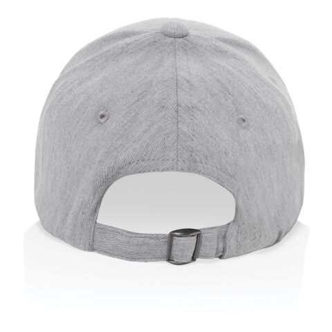 Casquette 6 panneaux 200gr chiné et recyclé AWARE™ Milo gris | sans marquage | non disponible | non disponible | non disponible
