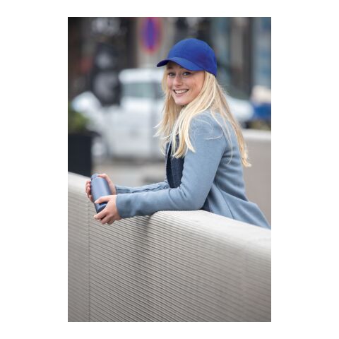 Casquette 6 panneaux en coton recyclé 190gr IMPACT bleu | sans marquage | non disponible | non disponible | non disponible | non disponible