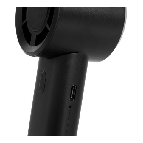 Ventilateur portable en plastique recyclé RCS Twist noir | sans marquage | non disponible | non disponible