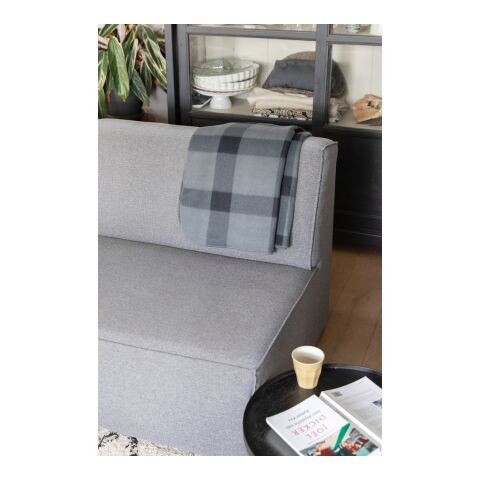 Plaid doux à carreaux gris | sans marquage | non disponible | non disponible | non disponible