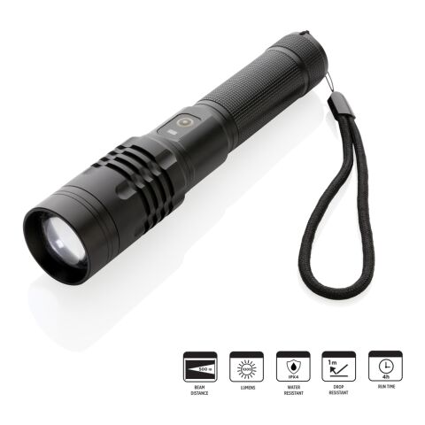 Torche rechargeable USB Gear X noir | sans marquage | non disponible | non disponible