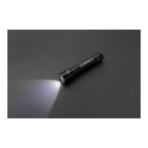 Lampe torche 10W rechargeable par USB en alu RCS Gear X noir | sans marquage | non disponible | non disponible