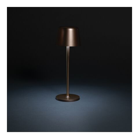 Lampe de table rechargeable par USB en plastique RCS Zenic bronze | sans marquage | non disponible | non disponible