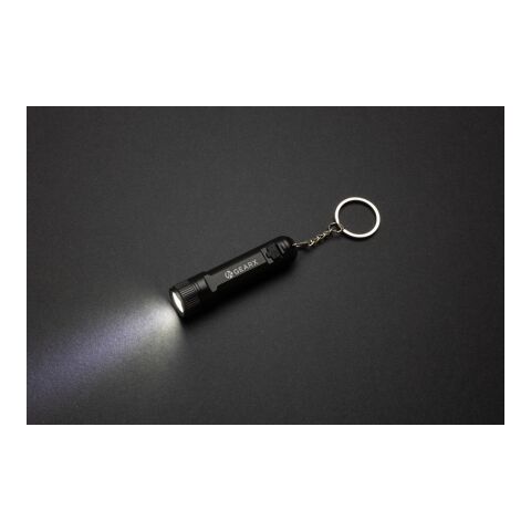 Porte-clés torche rechargeable Gear X noir | sans marquage | non disponible | non disponible