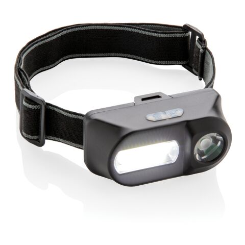 Lampe frontale avec LED et COB noir | sans marquage | non disponible | non disponible