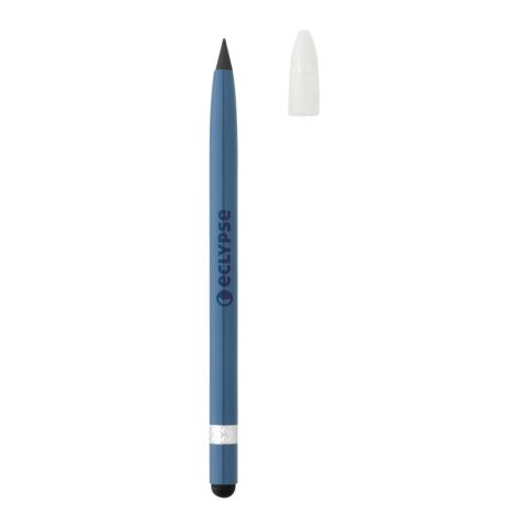 Crayon sans encre en aluminium avec gomme bleu | sans marquage | non disponible | non disponible
