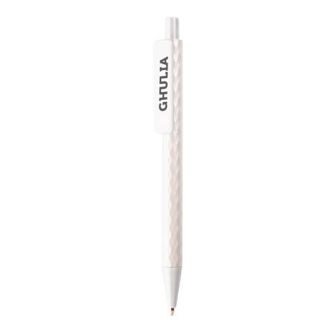 Stylo X3 Edition métal en aluminium recyclé RCS blanc