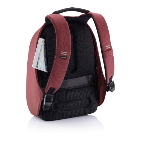 Sac à dos antivol Bobby Hero rouge-noir | sans marquage | non disponible | non disponible