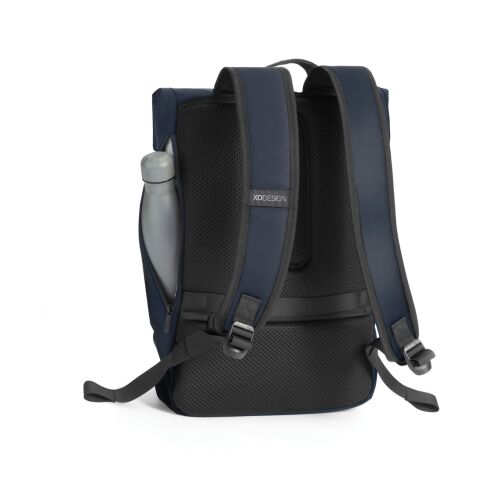 Sac à dos à rabat étanche Urban bleu marine chiné-noir | sans marquage | non disponible | non disponible