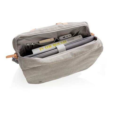 Sacoche en toile pour ordinateur 15&quot; gris | sans marquage | non disponible | non disponible | non disponible