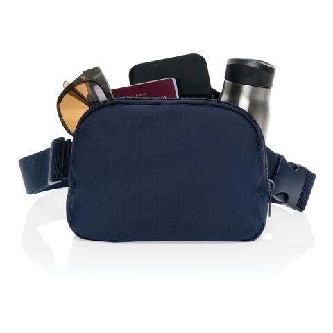 Sac banane / bandoulière en rPET AWARE™ Aero bleu marine | sans marquage | non disponible | non disponible | non disponible