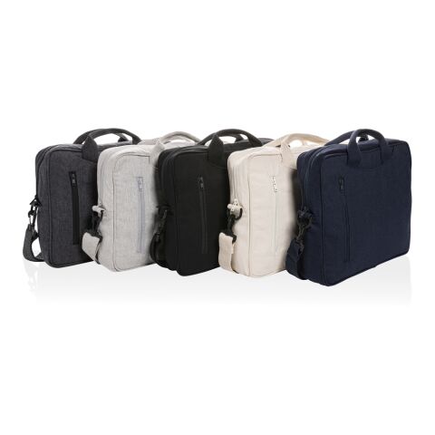 Sacoche ordinateur 15,4'' en coton recyclé AWARE™ Laluka noir | sans marquage | non disponible | non disponible | non disponible