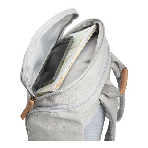 Sac à dos ordinateur Impact AWARE™ en toile 16oz recyclé gris | sans marquage | non disponible | non disponible | non disponible