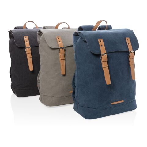 Sac à dos ordinateur en toile gris | sans marquage | non disponible | non disponible | non disponible
