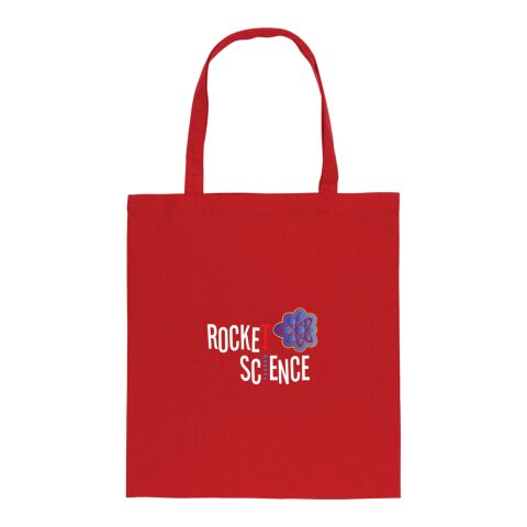Sac tote bag en coton recyclé 145 gr Impact AWARE™ rouge | sans marquage | non disponible | non disponible | non disponible