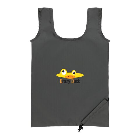 Sac shopping pliable en rPET 190T Impact AWARE™ gris | sans marquage | non disponible | non disponible | non disponible