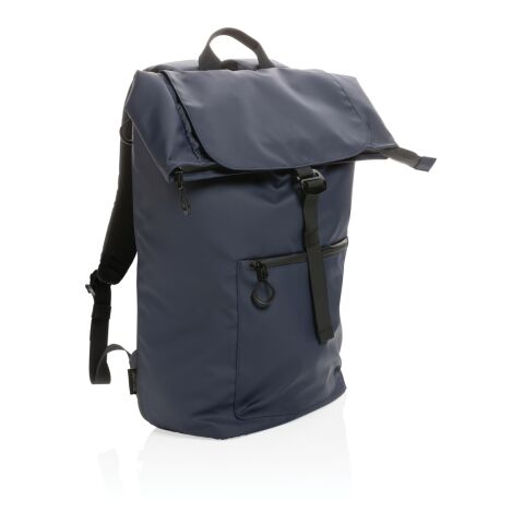 Impact AWARE™ RPET Water resistant 15.6"laptop backpack bleu marine | sans marquage | non disponible | non disponible | non disponible