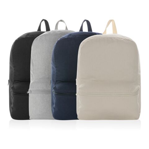 Sac à dos en toile recyclée 285g/m² non teintée Aware™ noir | sans marquage | non disponible | non disponible | non disponible