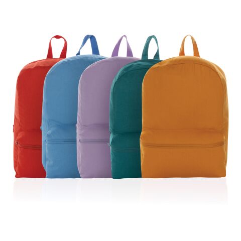 Sac à dos en toile recyclé 285 g/m² Impact Aware™ Bleu Tranquille | sans marquage | non disponible | non disponible | non disponible