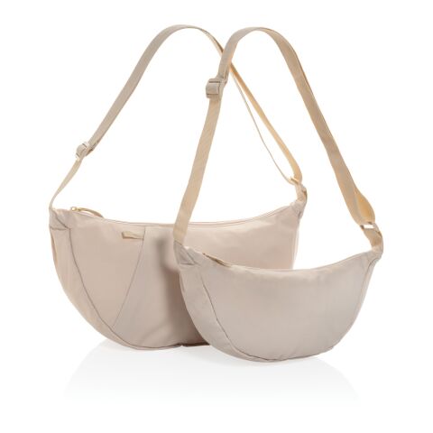 Sac bandoulière XL en rPET AWARE™ Crescent gris | sans marquage | non disponible | non disponible | non disponible