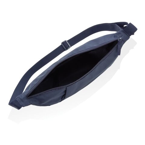 Sac bandoulière XL en rPET AWARE™ Crescent bleu marine | sans marquage | non disponible | non disponible | non disponible