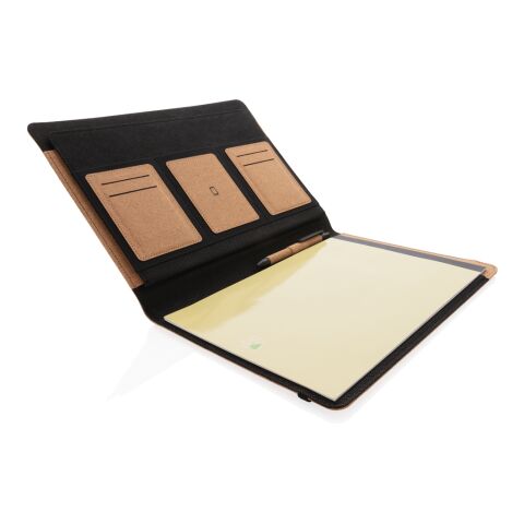 Conférencier A4 en liège avec stylo Deluxe marron | sans marquage | non disponible | non disponible