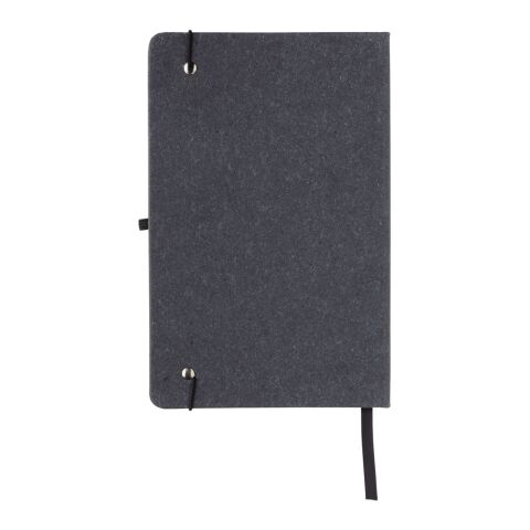 Carnet A5 à couverture rigide en cuir recyclé gris | sans marquage | non disponible | non disponible