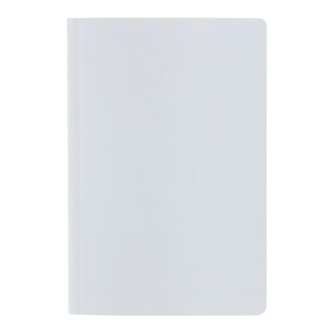 Carnet de notes A5 à couverture souple en papier minéral IMP blanc | sans marquage | non disponible | non disponible