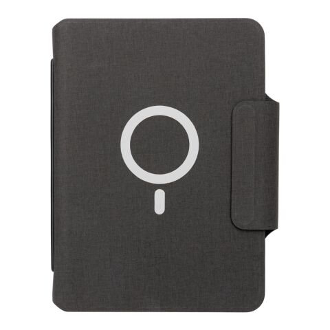 Carnet de notes A5 avec chargeur magnétique 10 W Artic noir | sans marquage | non disponible | non disponible