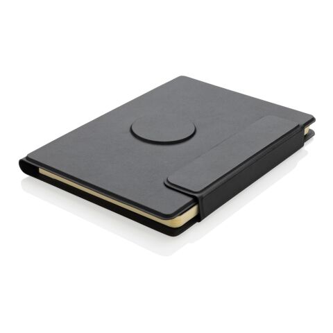 Conférencier A5 magnétique en PU RCS Stuart noir | sans marquage | non disponible | non disponible