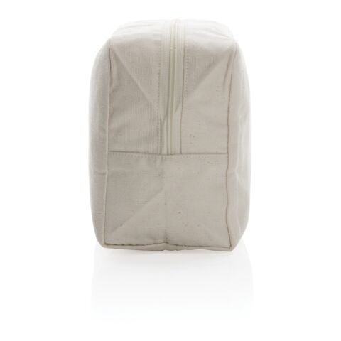 Trousse de toilette en toile recyclée non teintée Aware™ blanc | sans marquage | non disponible | non disponible | non disponible