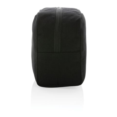 Trousse de toilette en toile recyclée non teintée Aware™ noir | sans marquage | non disponible | non disponible | non disponible
