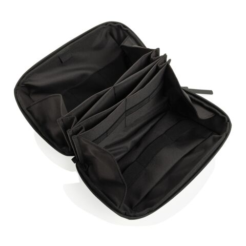 Trousse de toilette pliable Swiss Peak OSLO RCS noir | sans marquage
