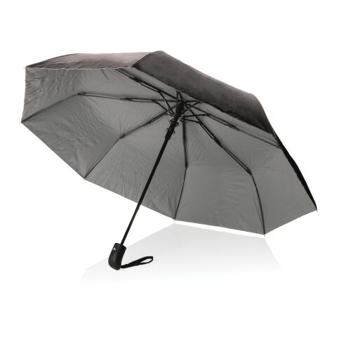 Mini parapluie 21&quot; en rPET 190T bi couleur Impact AWARE™ argent | sans marquage | non disponible | non disponible