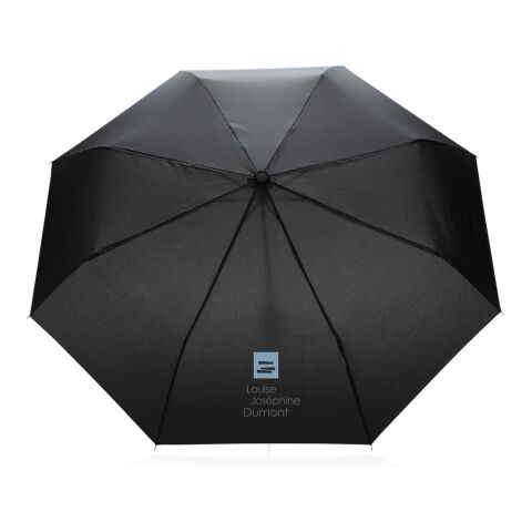 Mini parapluie 20.5&quot; en rPET 190T Impact AWARE™ noir | sans marquage | non disponible | non disponible