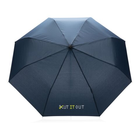 Mini parapluie 20.5" en rPET 190T Impact AWARE™ bleu marine | sans marquage | non disponible | non disponible