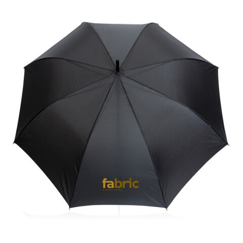 Parapluie 27" en rPET et bambou ouverture auto Impact AWARE™ noir | sans marquage | non disponible | non disponible