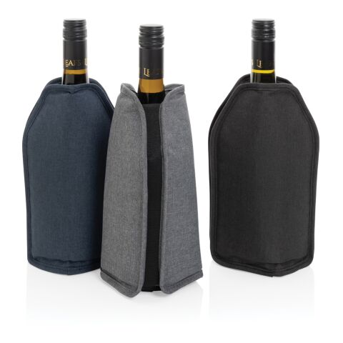 Housse réfrigérante à vin Vino en rPET AWARE™ bleu marine